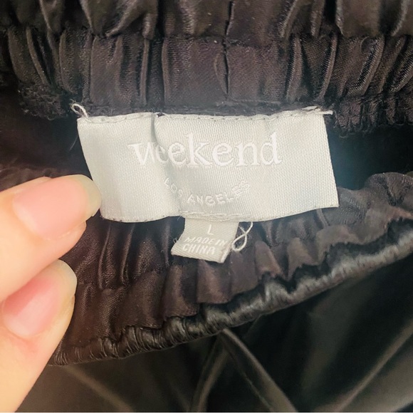 LA Weekend Jogger 'Valentina' Faux Leather Size large - Picture 5 of 5